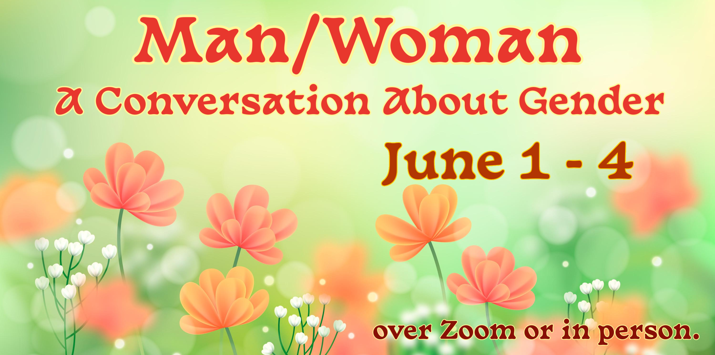 Man/Woman - A Conversation About Gender description